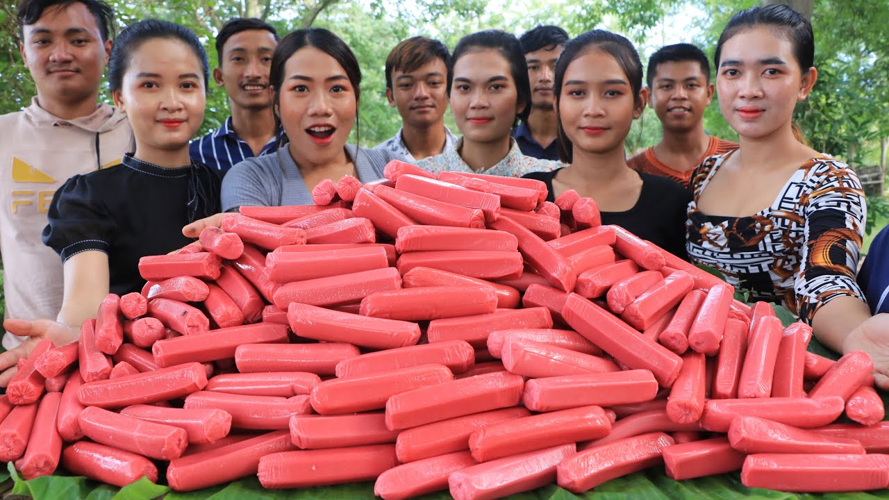 200 hotdogs stir-fry with rice recipe in my family - Hot dog recipe