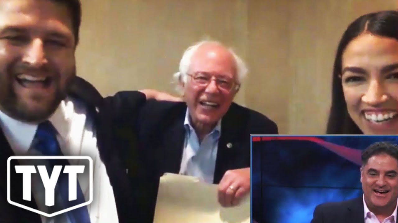 Bernie Sanders Crashes Interview