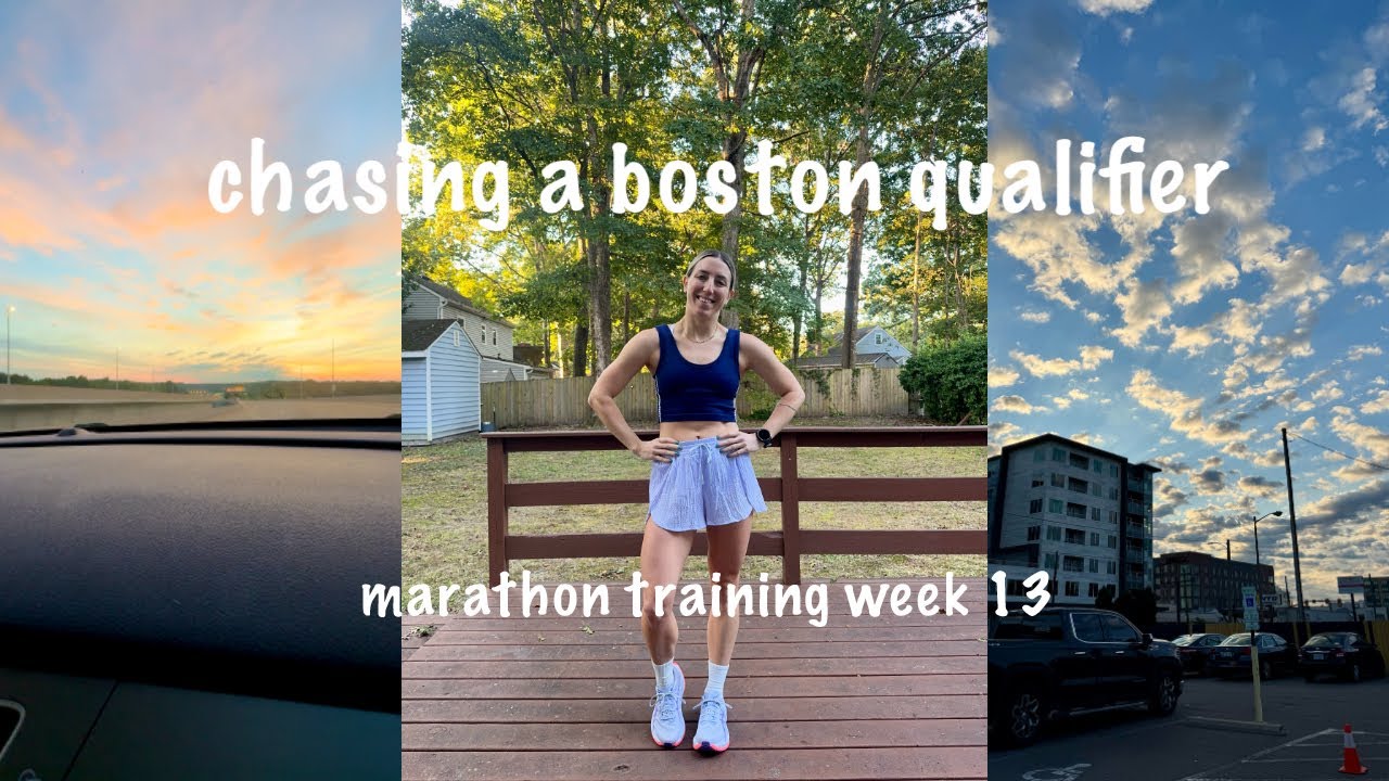 chasing a boston qualifying time | marathon training week 13