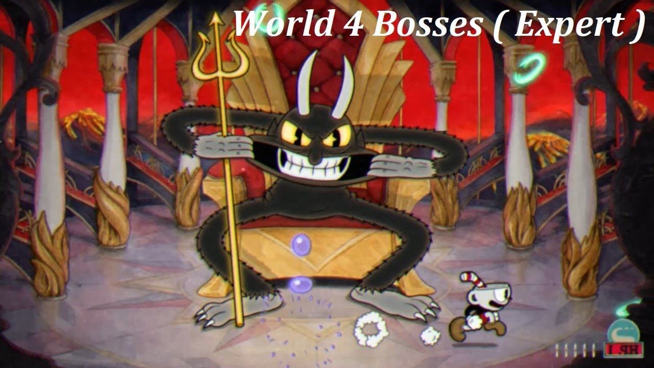 Cuphead - World 4 Bosses ( Expert )