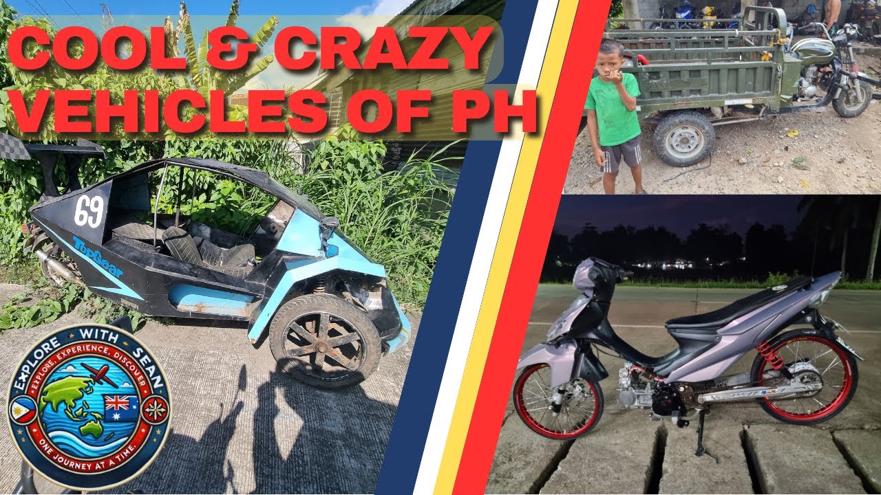 The Most Unique Vehicles in the Philippines 🇵🇭 | Wild Trikes, Jeepneys, Race Bikes & More!