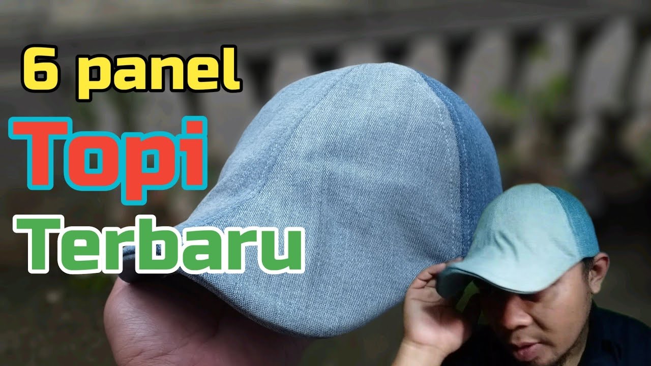 cara membuat topi kodok panel 6