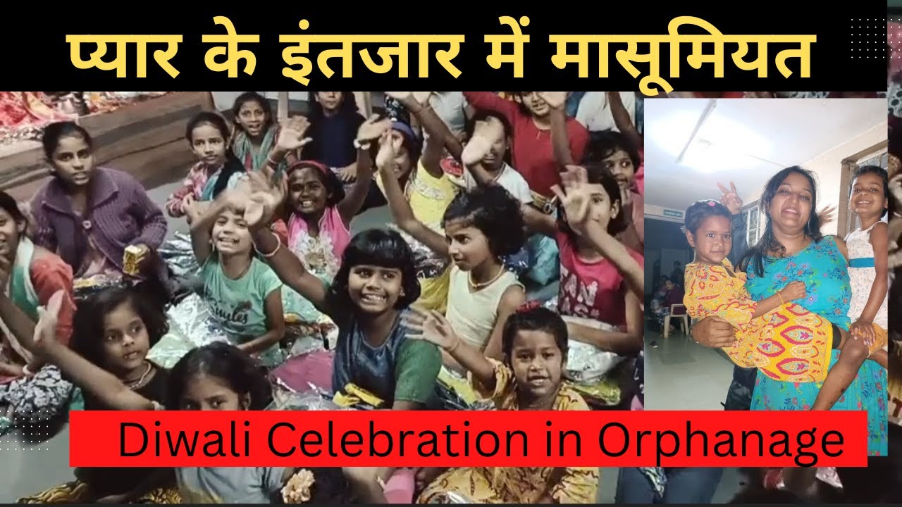 A day with Orphanage Kids In Pune, Janseva Foundation// Diwali Celebration With Kids