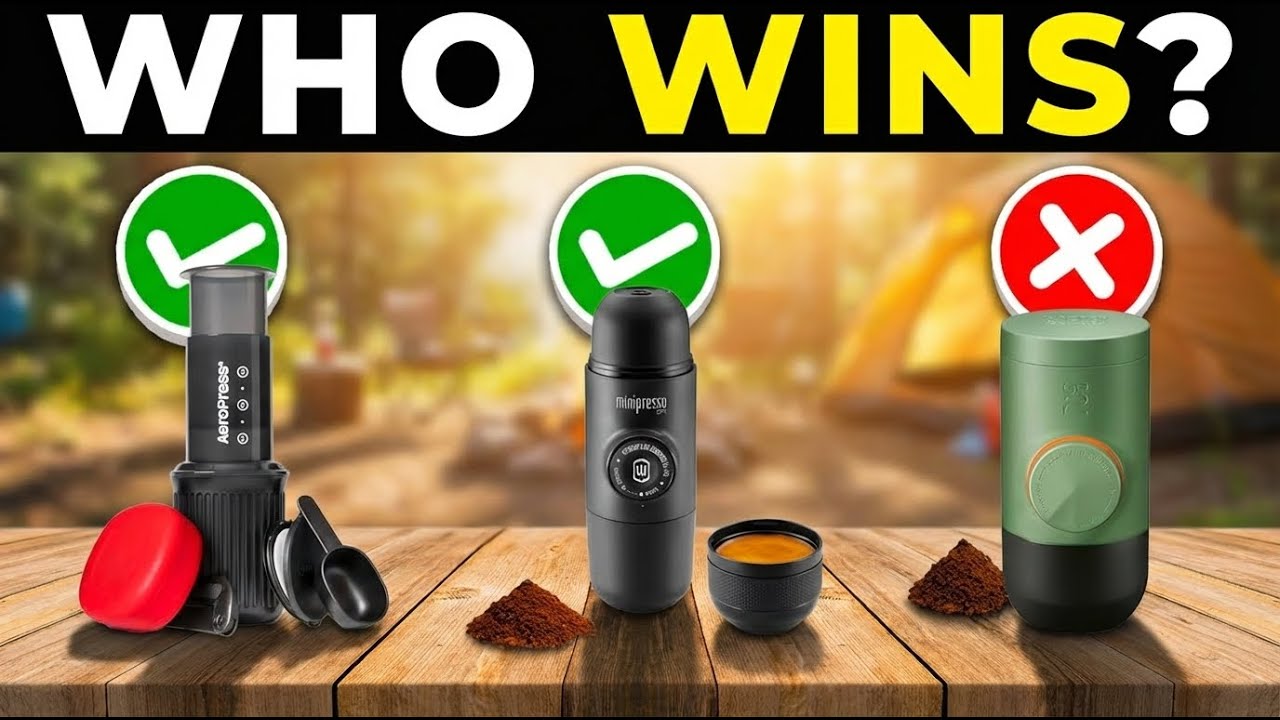 TOP 5 BEST PORTABLE COFFEE MAKERS 2026 | Best PORTABLE ESPRESSO MAKERS on AMAZON