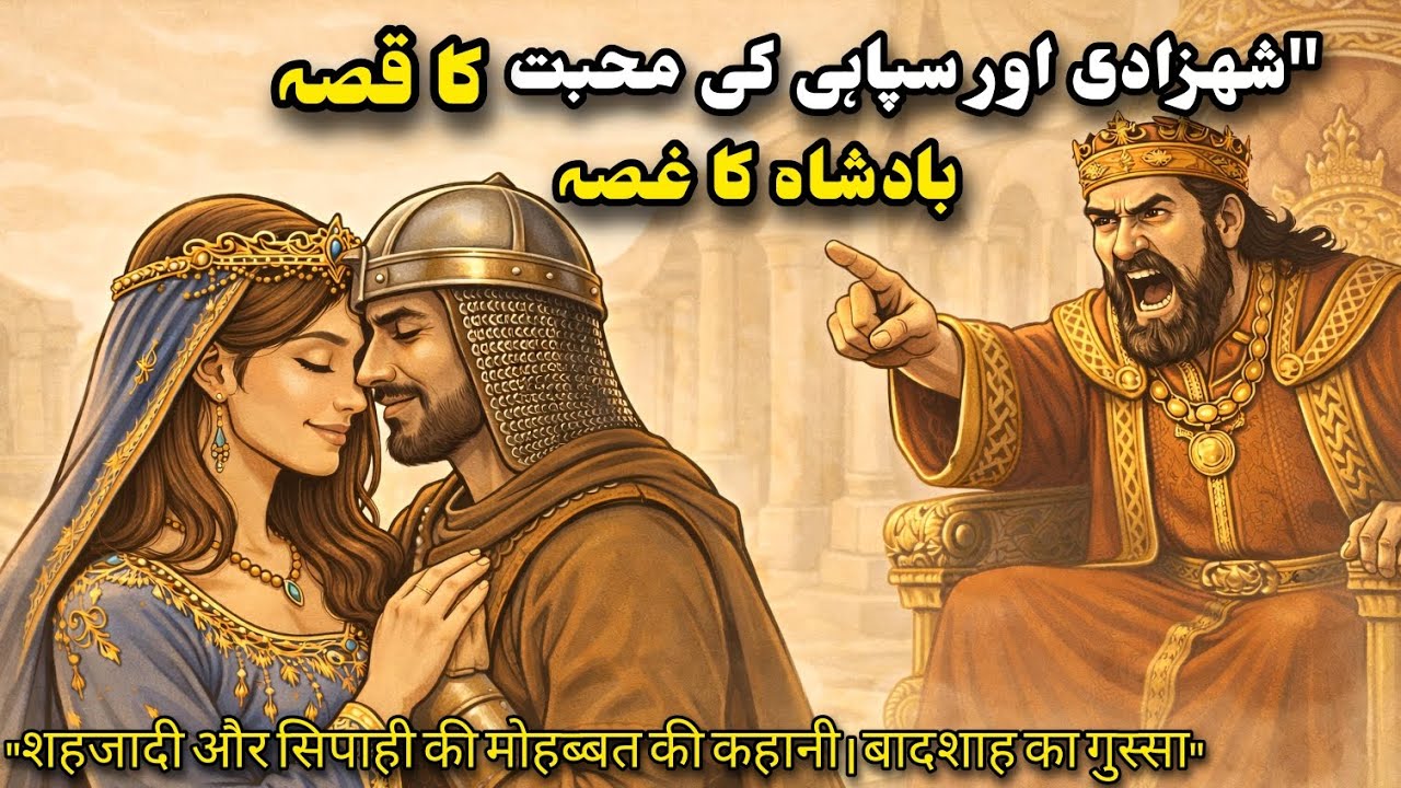 Shahzadi aur Sipahi ki Mohabbat ka Qissa | Badshah ka Gussa | Love Story #HindiKahani#EmotionalStory