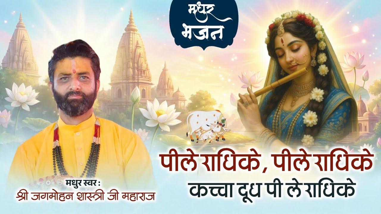|| पीले राधिके कच्चा दूध पी ले राधिके ||  pee le radhike kacha dudh pe le !! #krishna #bhakti