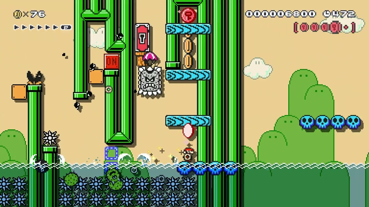 アダブ様のプループラネット#33のアレンジコース [Adabu's Blue Planet #33 Remix] by ★かい★いぬ★ ´ ¤` 🍄Super Mario Maker 2 #dug