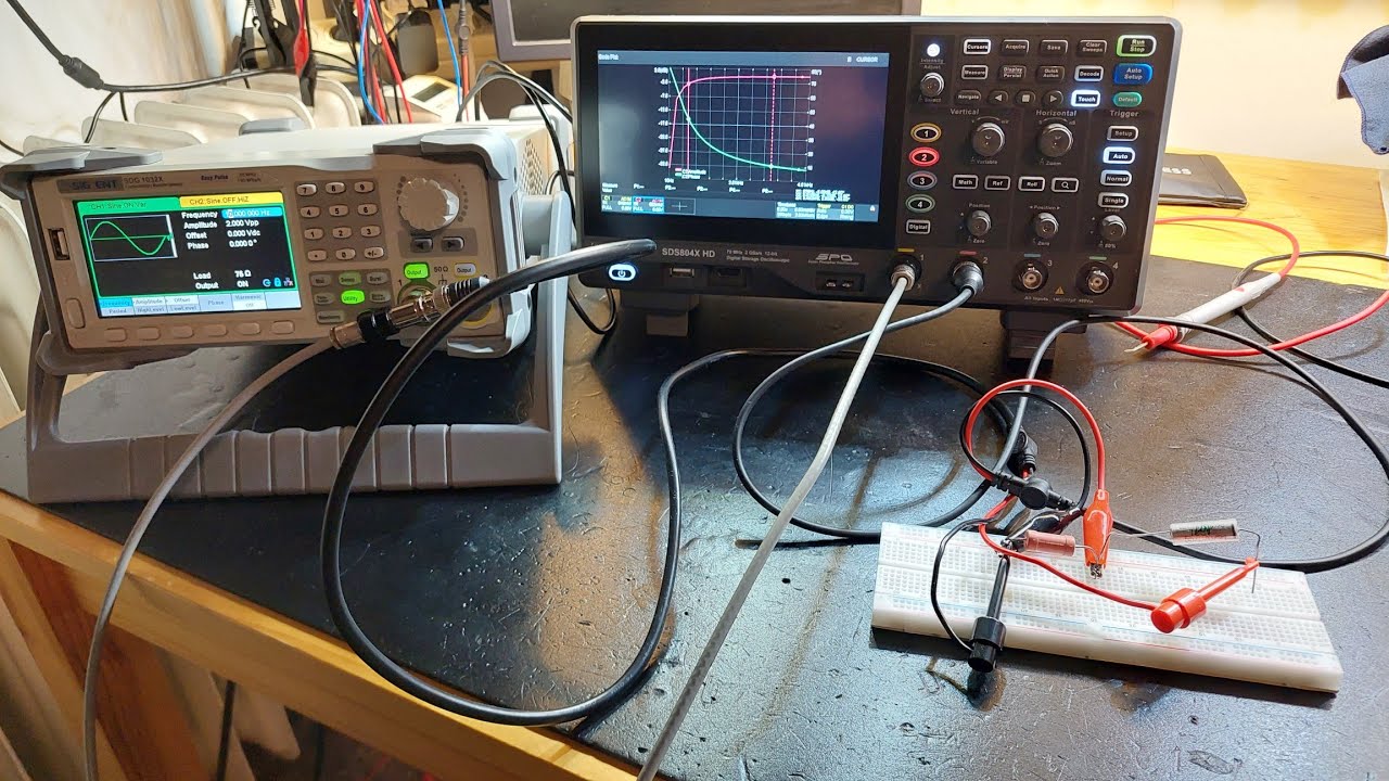 How to connect Siglent SDS804X HD to Siglent SDG1032X bode plot