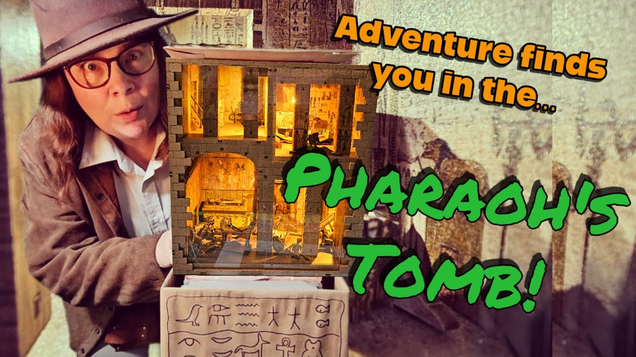 Exciting new Booknook: Egyptian Pharaoh's Tomb #booknook #fifijoy #miniature