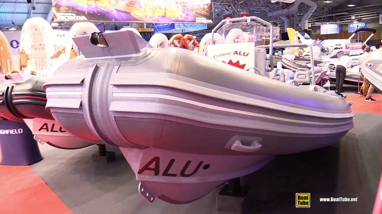2017 Highfield OM 590 DL Alu Inflatable Boat - Walkaround - 2016 Salon Nautique Paris