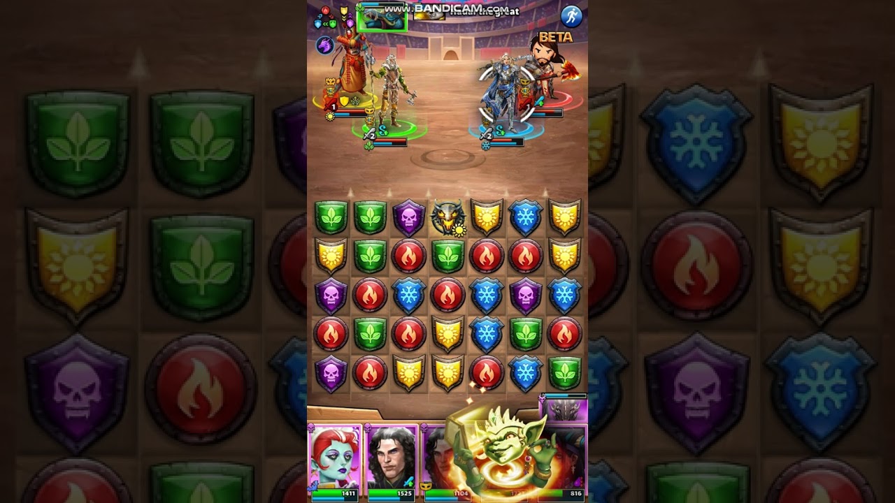 Empires and Puzzles 4* all colors raid tournament with air support day 2