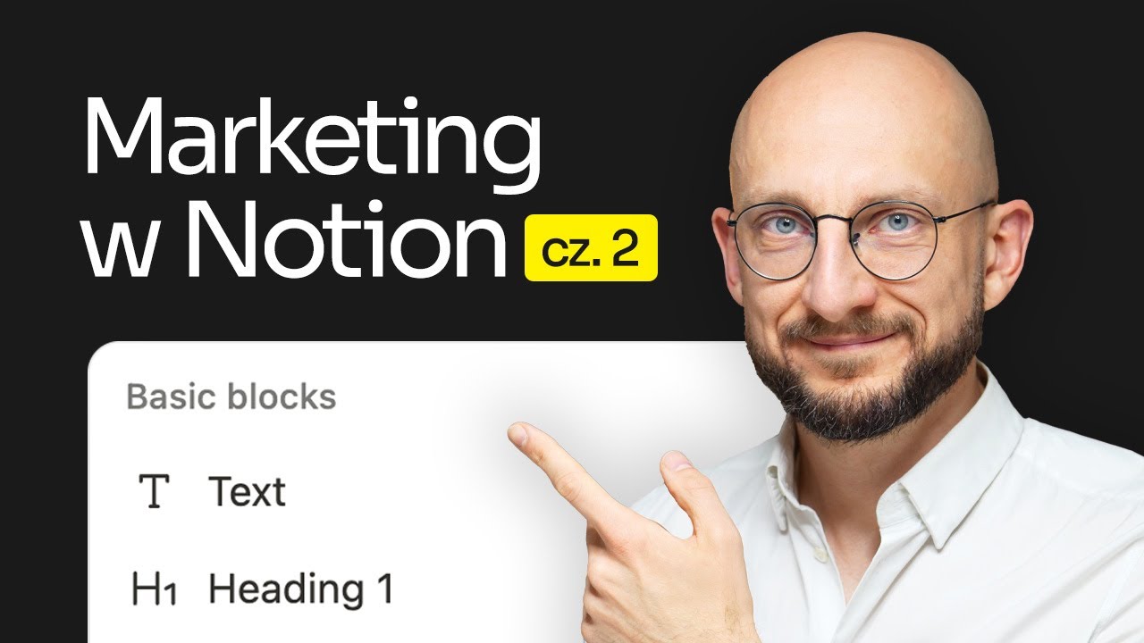 Marketing w Notion: Bloki i struktura stron [tutorial]