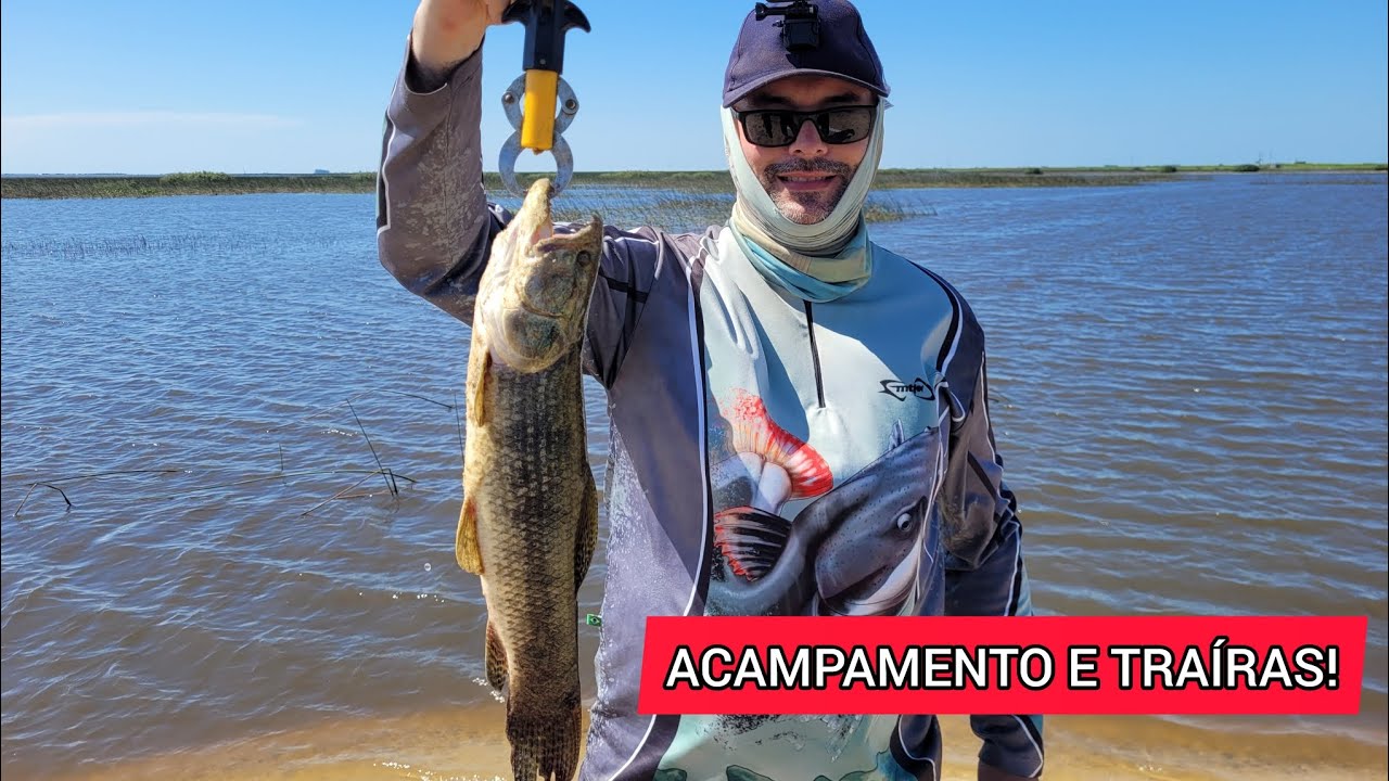 VOLTEI AO LOCAL DO PRIMEIRO VÍDEO DO CANAL, E FOI TRAÍRA E MAIS TRAÍRA! Pescaria em Mostardas - RS.