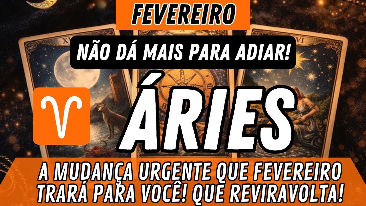 ÁRIES ♈️  ALGUÉM DO PASSADO OU UMA NOVA PAIXÃO? O QUE O DESTINO TE RESERVA EM FEVEREIRO!
