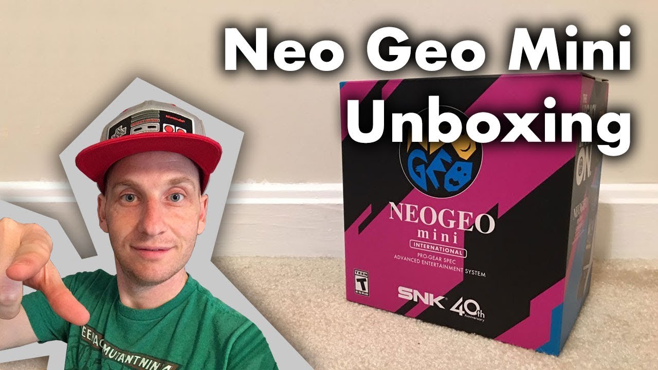Распаковка Neo Geo Mini — международная версия