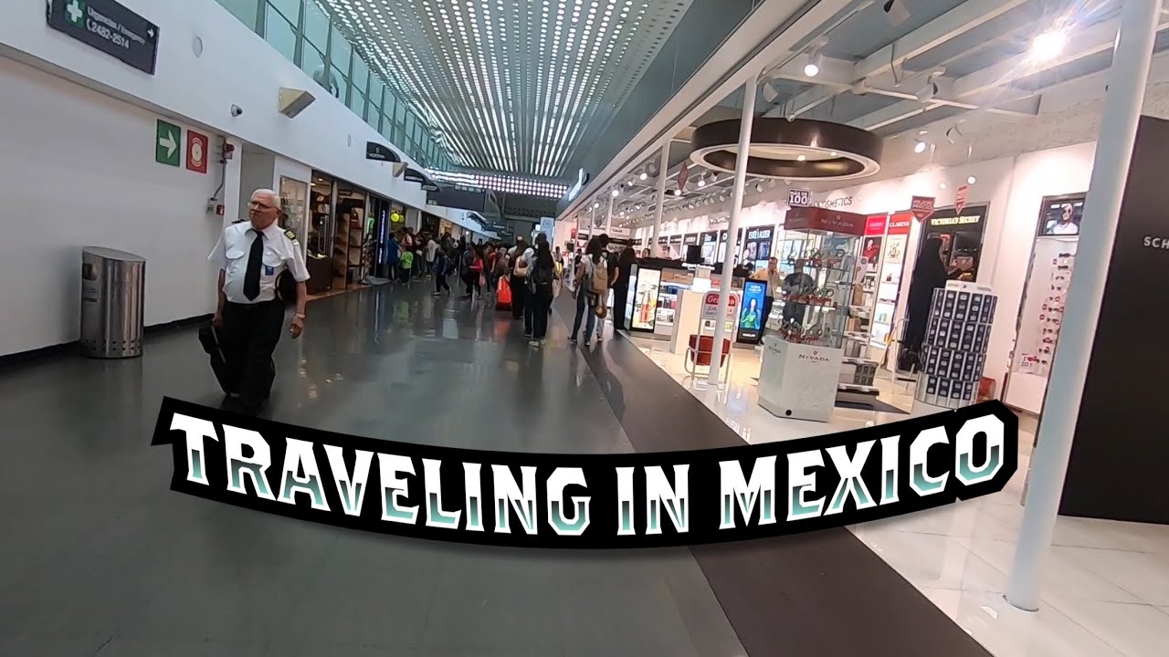 CDMX Airport terminal 2 secure area part 1.