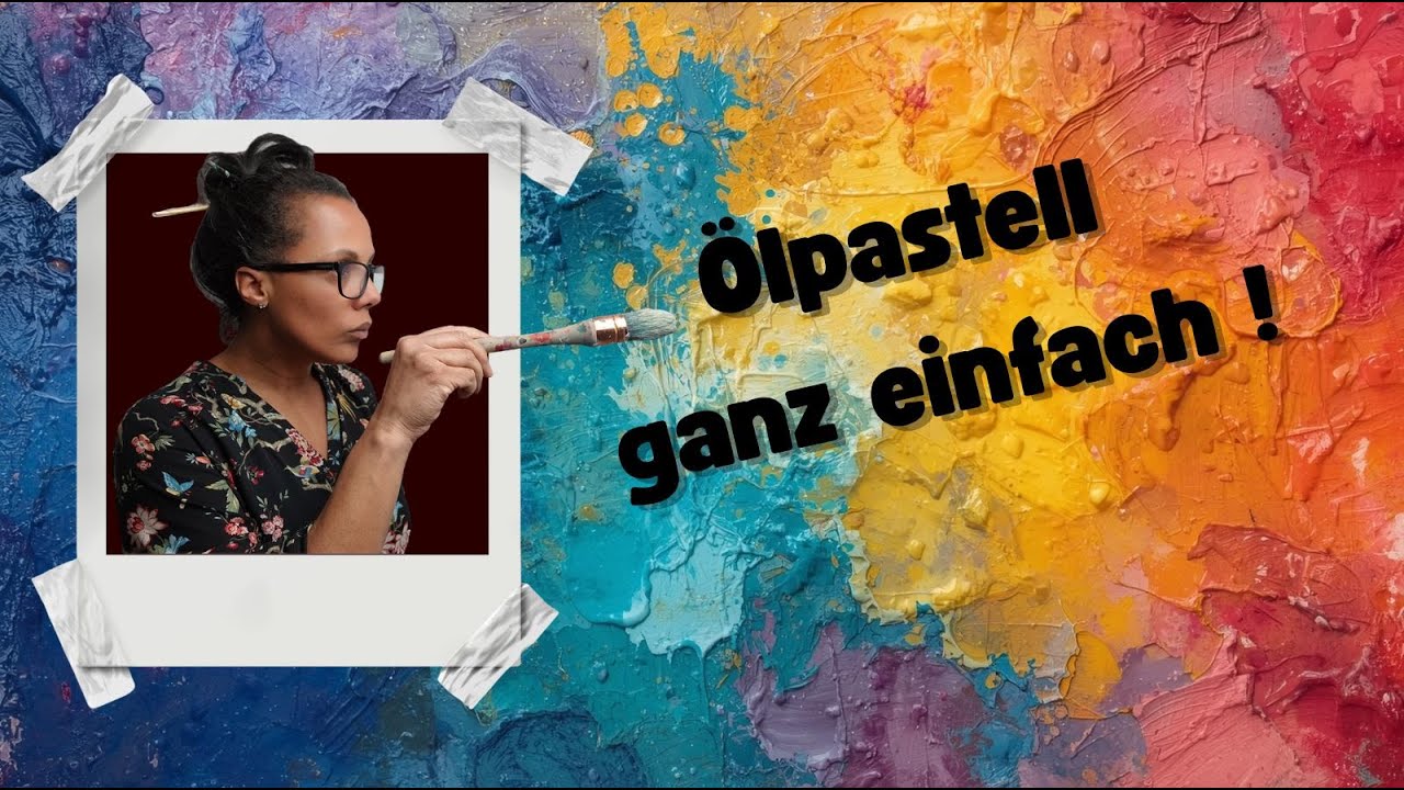 Kreativ Malen mit Ölpastell, ein van-Gogh-inspiriertes Landschaftsbild