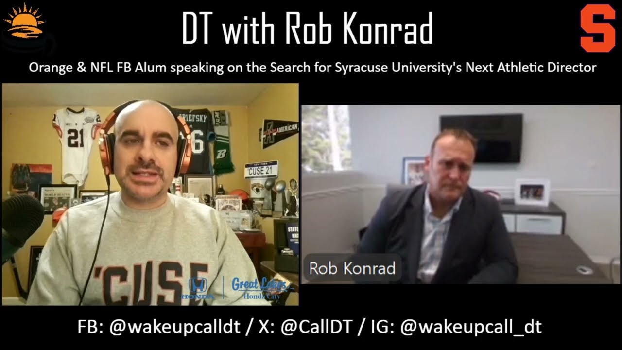 Syracuse University Athletic Director Search Conversation w/ Rob Konrad