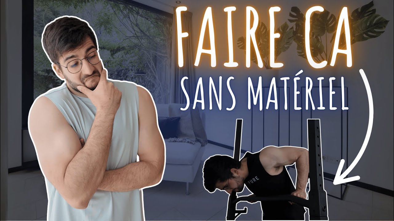 TUTO : Faire des VRAIS DIPS avec 2 chaises à la maison (mieux que ce que tu crois)