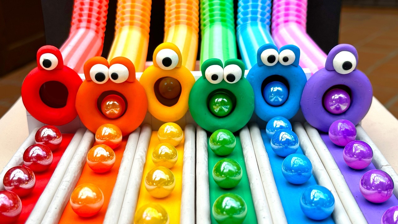 Marble Run Race 1000 Marbles Rain Gutter VS Mega Whirlpool ASMR Amakandu
