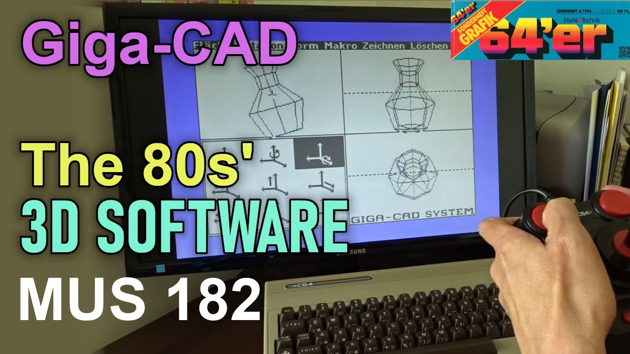 Giga-CAD - a 3D Software for C64 (MUS 182)
