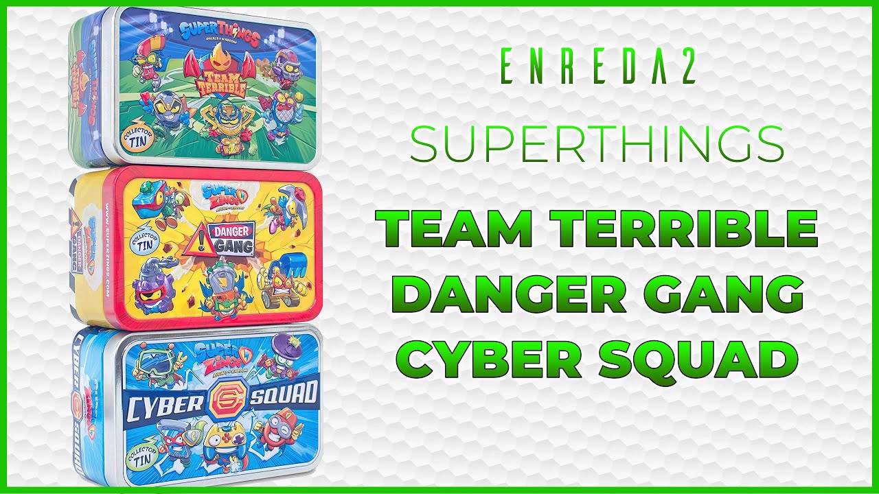 🛡️ UNBOXING SuperThings 🔥TEAM TERRIBLE 🚧DANGER GANG 💻CYBER SQUAD