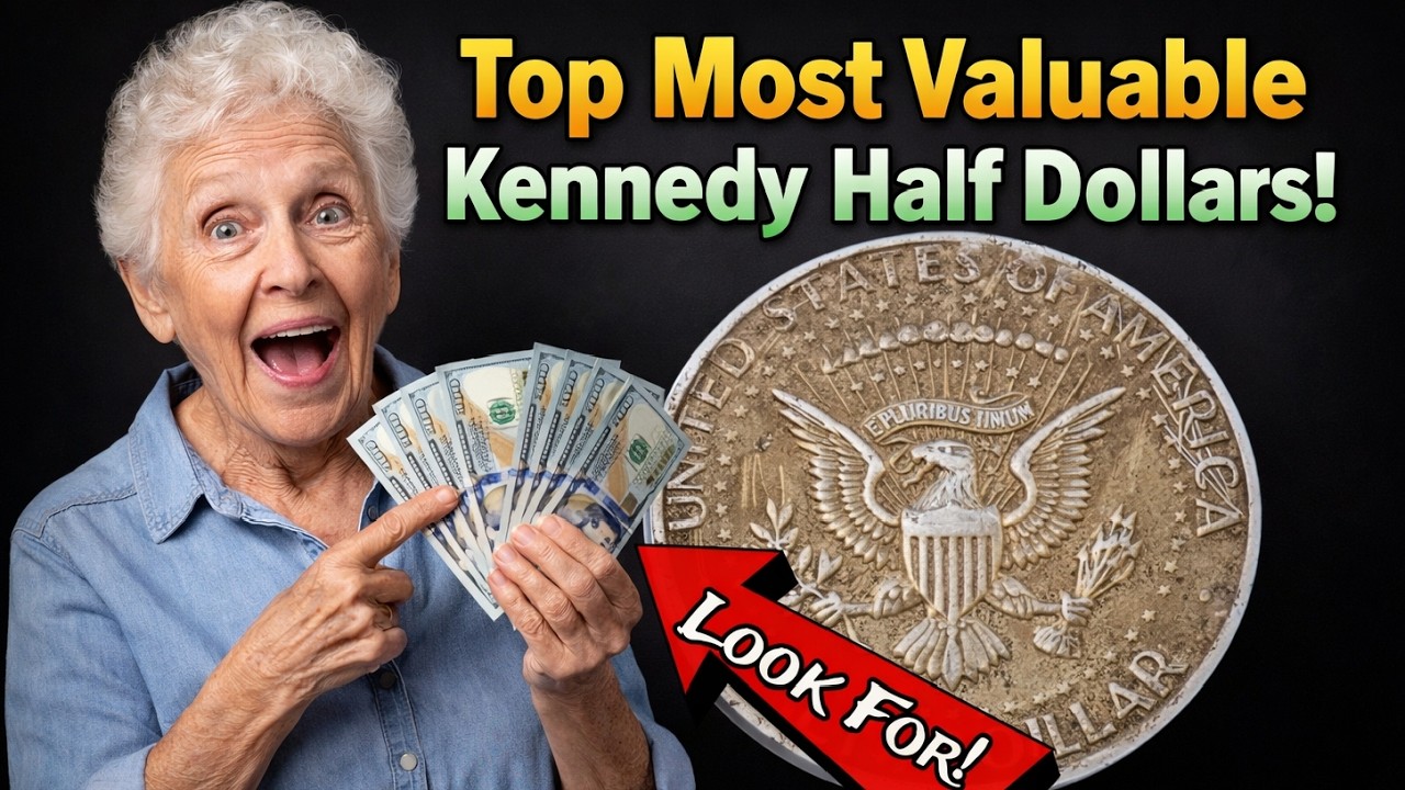 Top 2 Americans Most Valuable Kennedy Half Dollars Worth Big Money Coins?
