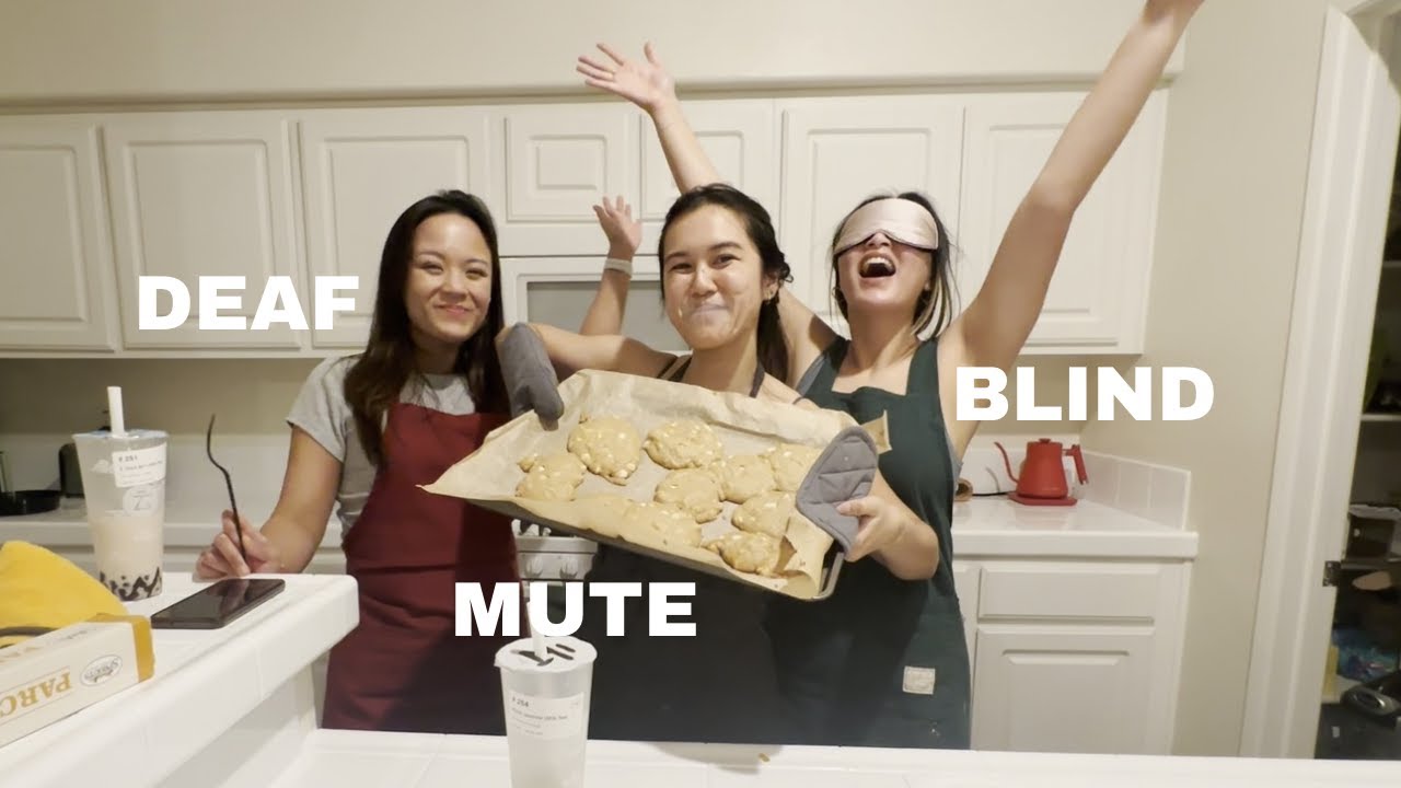 BLIND MUTE DEAF BAKING CHALLENGE