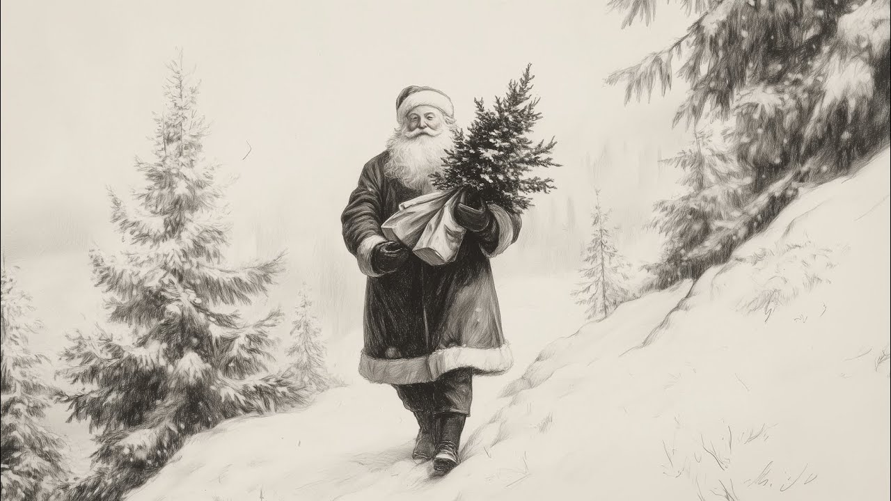 Christmas Art For Your TV | Christmas Slideshow For Your TV | Cozy Ambient Art | 4.5 Hrs