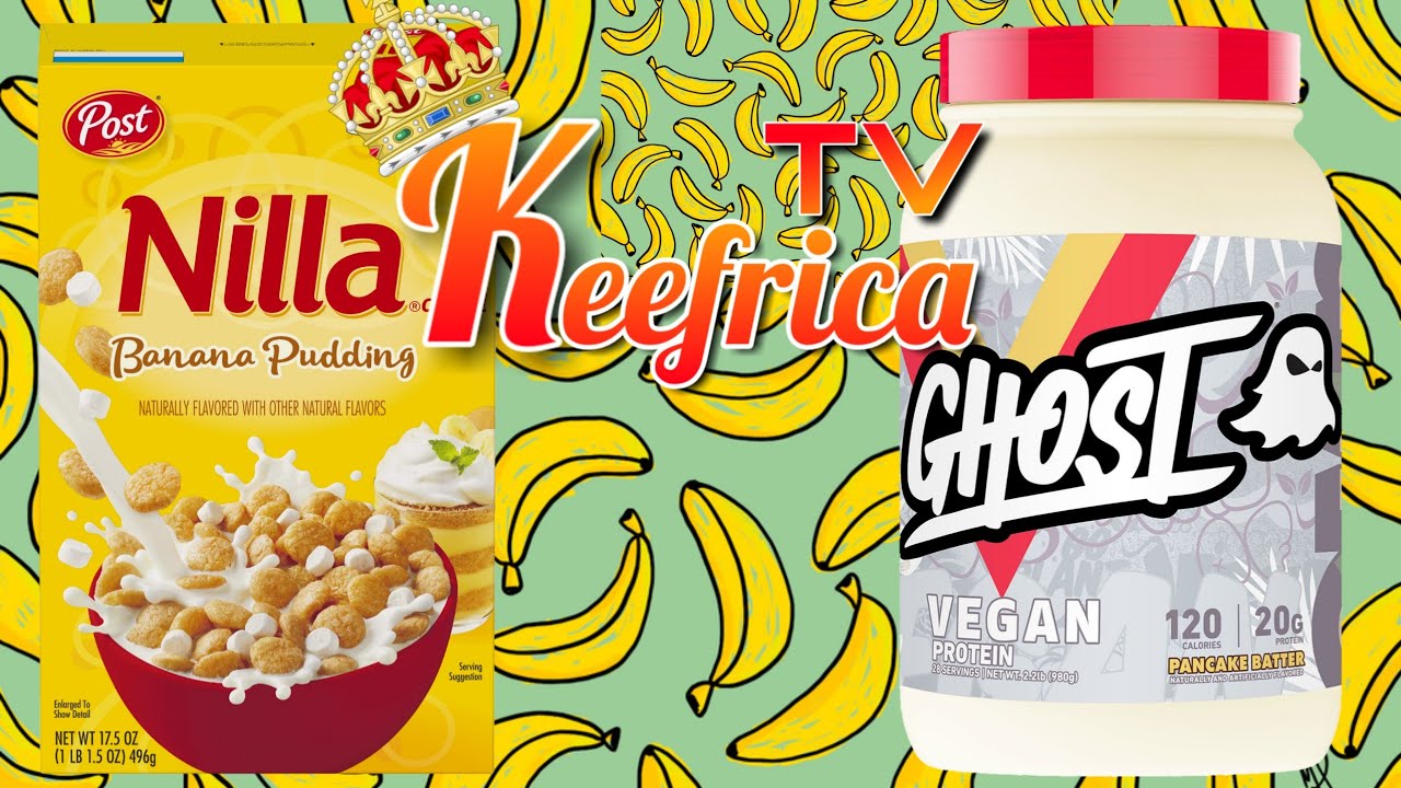 ОБЗОР протеинового теста для банановых блинов GHOST VEGAN | Хлопья для бананового пудинга Nilla | KEEFRICA TV E:33