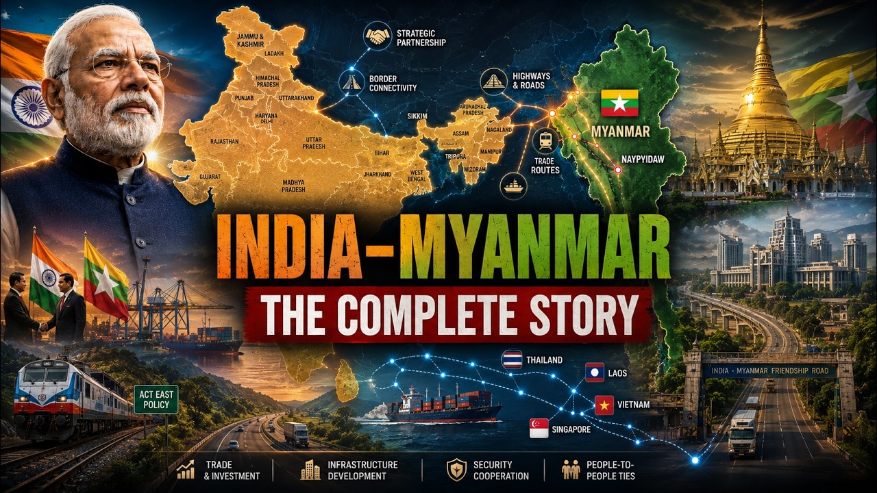 India-Myanmar Relations: The Complete Story #indiamyanmar #indiaforeignpolicy #indiaforeignaffairs
