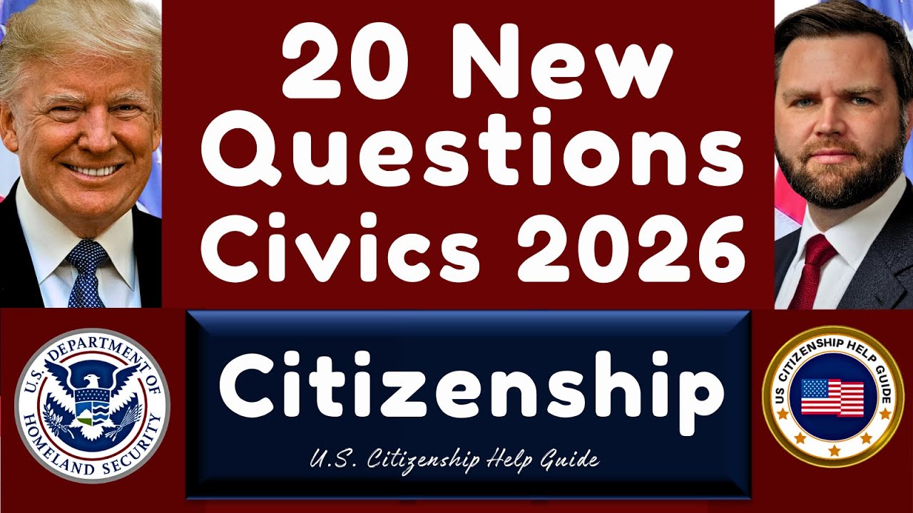 2026 Official 65/20 Exemption 20 Civics (from 128) Test Questions & Answers, Seniors US Citizenship