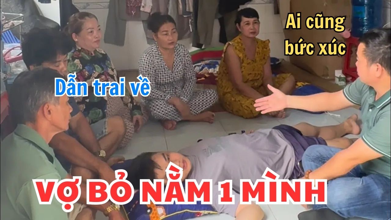 Thanh niên nằm một chỗ vợdan tinh nhan ve song cap  ben trọ nhiều cô chú quá bức xúc