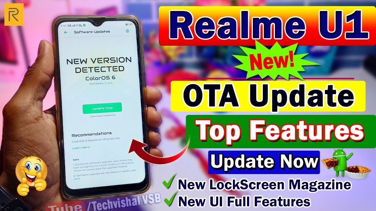 Realme U1 New OTA Update ColorOs 6 July Security Patch | Top Hidden Features | Realme U1 New Update