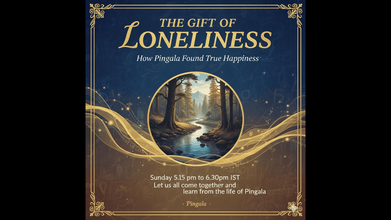 The gift of Loneliness - How Pingala found true happiness