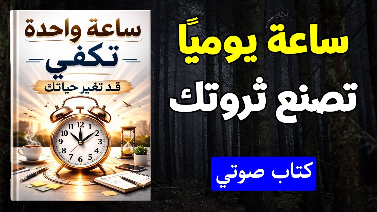 أقوى عادة في العالم ليست الاستيقاظ مبكرًا… بل ساعة تركيز واحدة تغيّر كل شيء (كتاب صوتي)