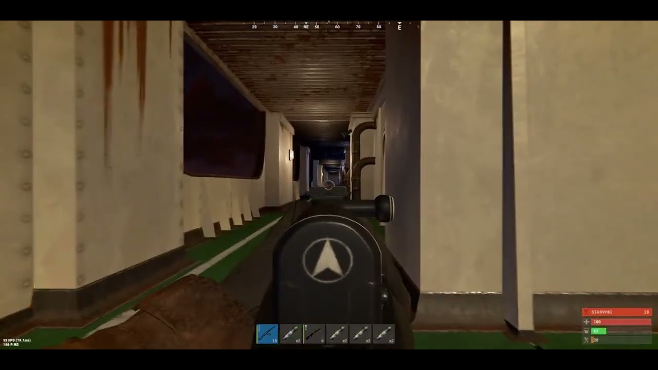 8000 HOURS IN CARGO #rust VS ALL SERVER 650 POP AND 170 PING