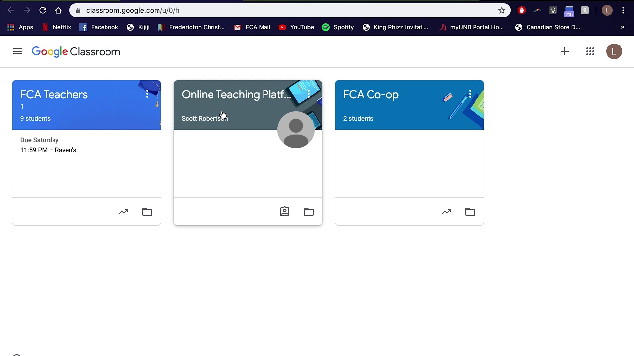 How to find your Google Classroom class code