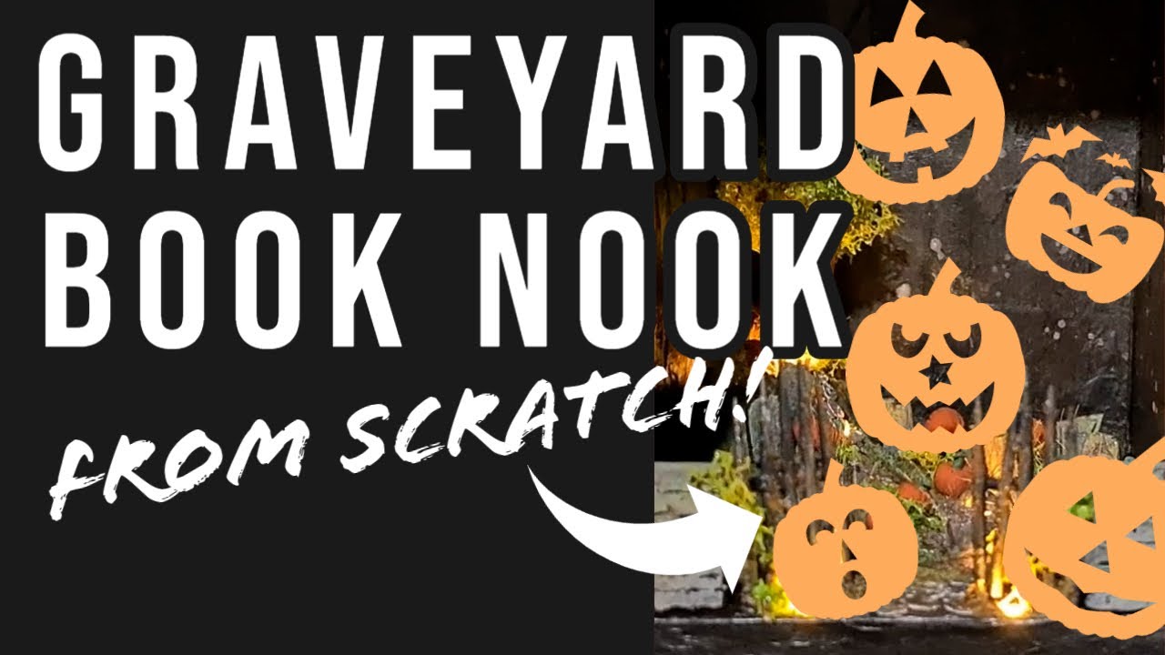 GRAVEYARD BOOK NOOK | Creating a BOOK NOOK from SCRATCH