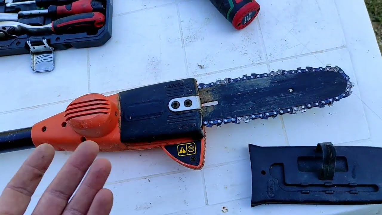 Manutenzione potatore a batteria