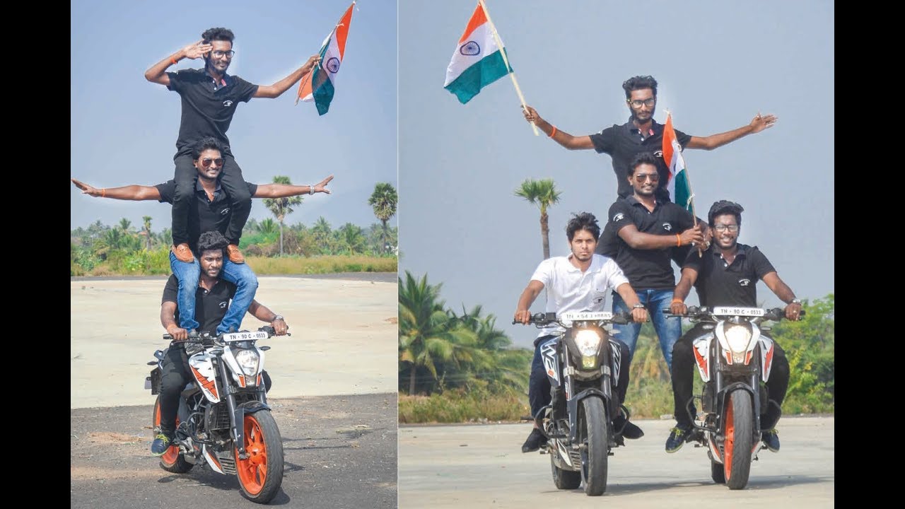 SALEM BIKERS CLUB Republic Day special stunts in jawahar tv