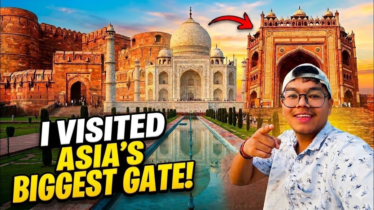 I visited Asia's Biggest Gate || Taj Mahal , Buland Darwaza, Fatehpur sikhri || 
