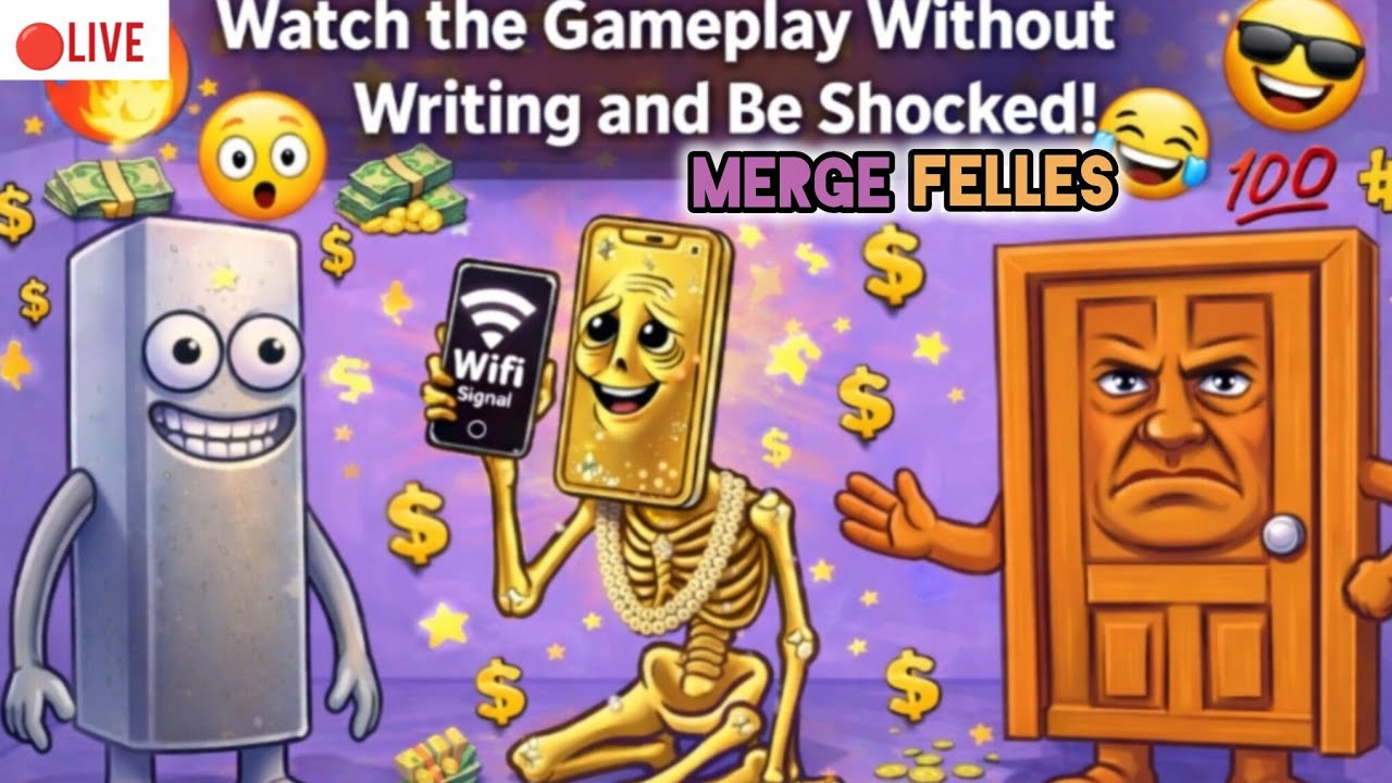 LIVE🔴 MERGE FELLES ITALIAN BRAINROT GOLD Pot Hotspot Gold New Update⁉️ Day 14 #mergefellas#Shorts