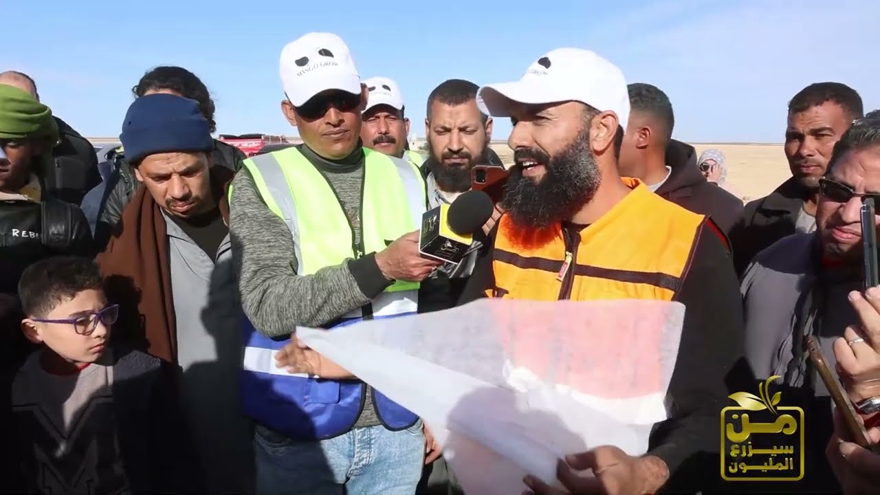 رجالة الصحراء.. غرسوا أول شجرة في مشروع واحة المانجو العملاق على مساحة 1450 فدان