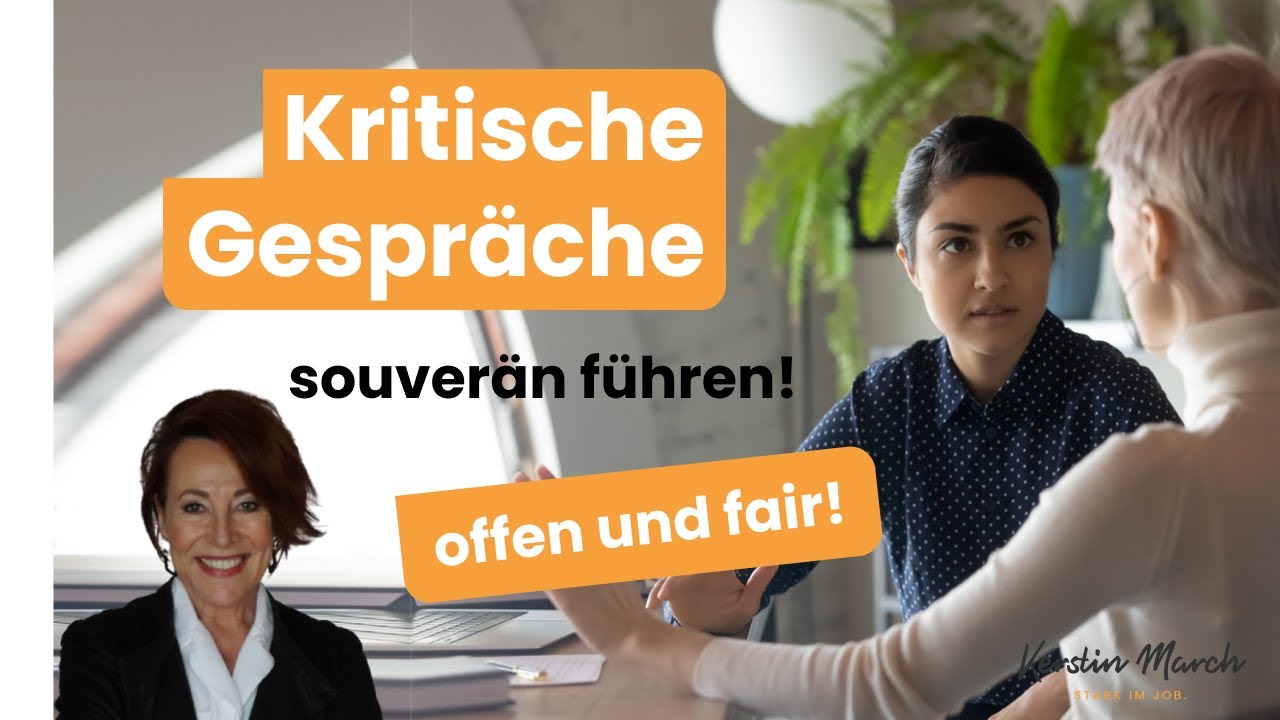 Kritikgespräche: fair und nachhaltig!