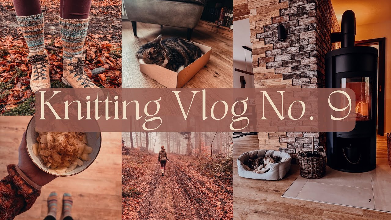 Knitting Vlog No. 9: Vertices Unite Shawl - Festive Robin Socks - Christmas Vibes