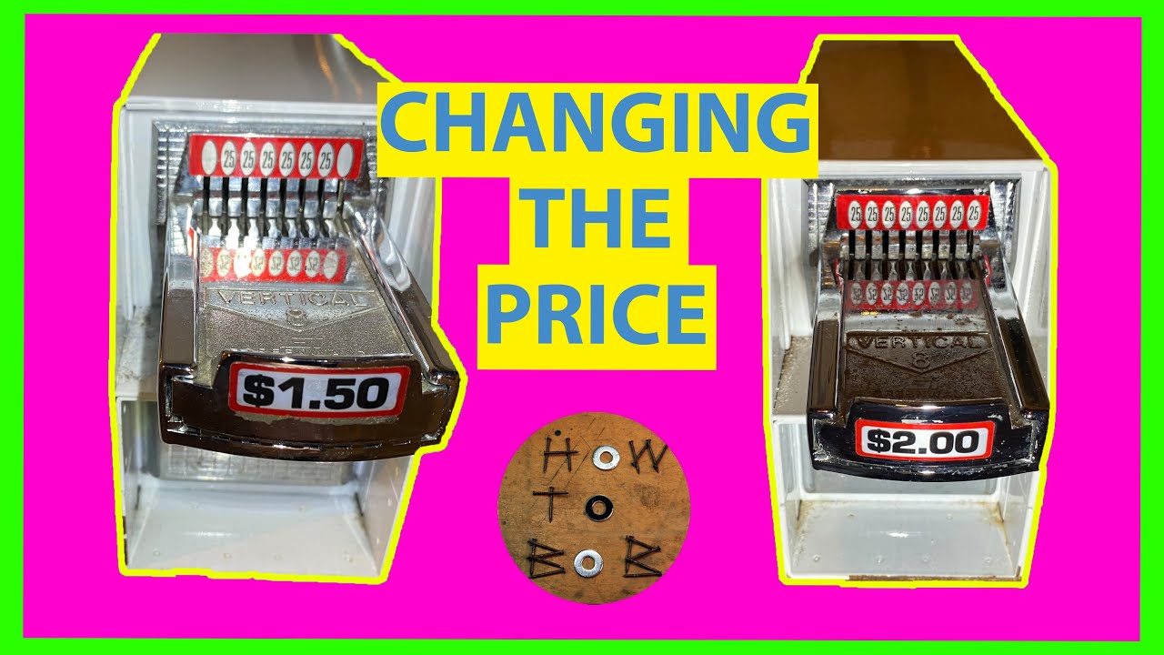 Changing the Price on a GE Coin Operated Wash Machine