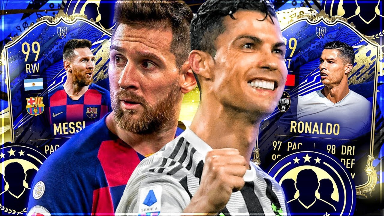FIFA 20 : 99 TOTY RONALDO vs. 99 TOTY MESSI Squad Builder Battle 😱🔥