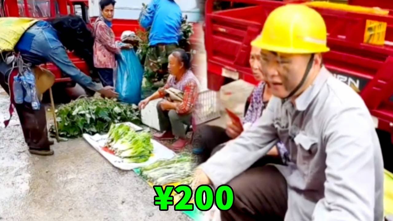 阿義街頭扮乞丐討要，好心阿姨給阿義買包子吃，背後理由讓人爆哭！ 【阿義走鄉村】#Farm #tour #drama #正能量