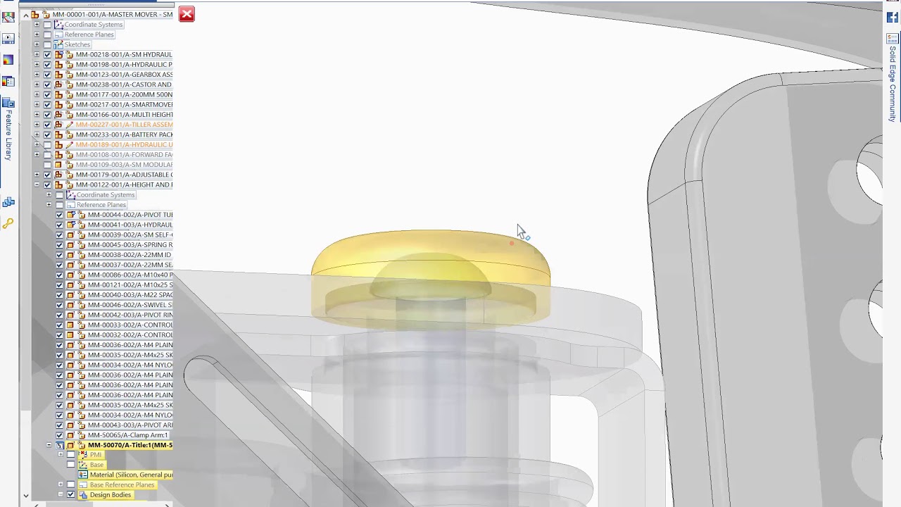 Siemens Solid Edge - Access Tutorial (Assemblies)